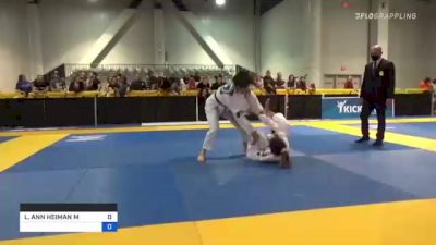 RITA LYNNE GRIBBEN vs LAURA ANN HEIMAN MARTINS 2021 World Master IBJJF Jiu-Jitsu Championship