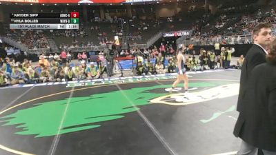 1st Place Match - Kayden Sipp, Adams Central vs Nyla Bolles, Wayne