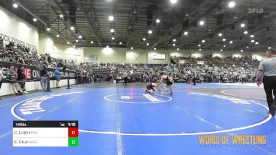 145 lbs Round Of 16 - Carter Lodin, Eagle Peak Wrestling vs Elijah Cruz, Sweet Home