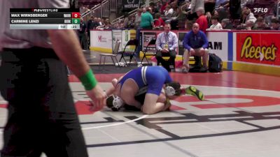 172 lbs 5th Place - Max Wirnsberger, Warrior Run vs Carmine Lenzi, Berks Catholic