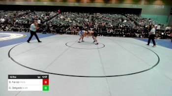 157 lbs Quarterfinal - Bradlee Farrer, Pleasant Grove vs Gabriel Delgado, Slam Academy