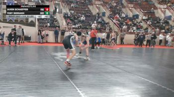 115_B lbs 7th Place - Jaxen Schaeffer, Pine Grove vs Toby Bernash, Chestnut Ridge