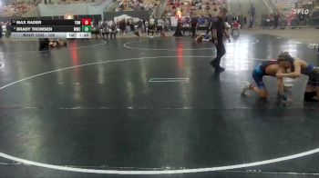 105 lbs Quarterfinal - Brady Thomsen, Wildcats Wrestling Club vs Max Rader, TNWA