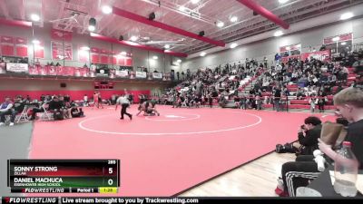 285 lbs Champ. Round 2 - Daniel Machuca, Eisenhower High School vs Sonny Strong, Zillah