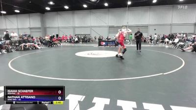 132 lbs Round 3 (8 Team) - Isaiah Schaefer, Indiana vs Nathan Attisano, Ohio Red