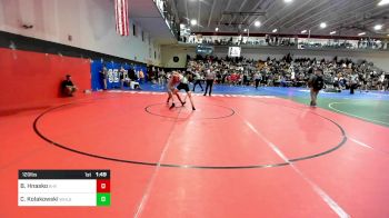 120 lbs Consi Of 16 #2 - Brady Hnasko, Bridgewater-Raritan vs Cameron Kolakowski, Watchung Hills