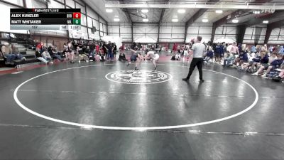 157 lbs Round 6 (8 Team) - Matt Whitaker, Millard vs Alex Kunzler, Bear River