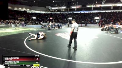 150 lbs Champ. Round 1 - Ian Anderson, Moses Lake vs Andrew Kuhn, Rogers (Puyallup)