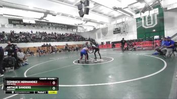 150 lbs Cons. Round 2 - Arthur Sanders, Western vs Dominick Hernandez, Los Altos