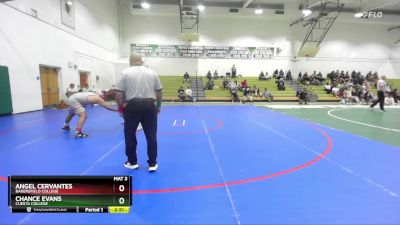 197 lbs 3rd Place Match - Angel Cervantes, Bakersfield College vs Chance Evans, Cuesta College