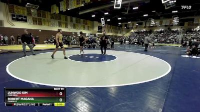 138 lbs Champ. Round 1 - Robert Magana, Cabrillo vs Junwoo Kim, Carlsbad