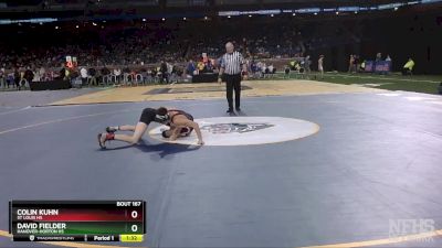 D4-126 lbs Quarterfinal - Colin Kuhn, St Louis HS vs David Fielder, Hanover-Horton HS