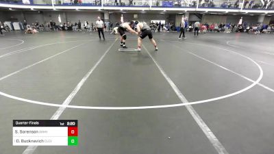 285 lbs Quarterfinal - Sam Sorenson, Army-West Point vs Daniel Bucknavich, Cleveland State