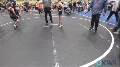 80 lbs Round Of 16 - Judson Gann, Barnsdall Youth Wrestling vs James Hightower, Watonga Youth Wrestling