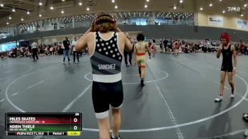 88 lbs Round 3 (6 Team) - Miles Skates, Crossroads Wrestling vs Nixen Thiele, Rough House