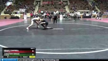 145 lbs Semifinal - Brady Campbell, Opelika Hs vs Christion Griggs, Mcadory