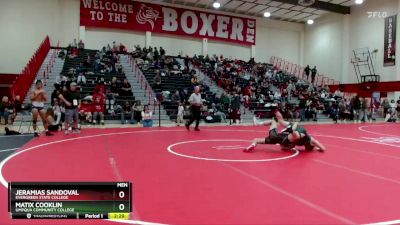 141 lbs Cons. Semi - Matix Cooklin, Umpqua Community College vs Jeramias Sandoval, Evergreen State College