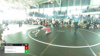 81 lbs Semifinal - Walker Gardner, Petaluma WC vs Adriel Moreira, Rough House