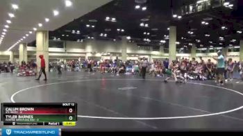 106 lbs Round 3 (10 Team) - Tyler Barnes, Foxfire Wrestling Red vs Calum Brown, STL White