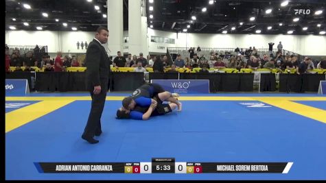 Michael Sorem Bertoia vs Adrian Antonio Carranza 2025 World IBJJF Jiu-Jitsu No-Gi Championship