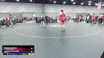 130 lbs Round 3 (8 Team) - Mason Harsch, California Red vs Alexes Spaulding, Indiana