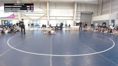 120 lbs Joshuah Hernandez, Wyoming vs Hendrix Newcomb, Oklahoma Blue