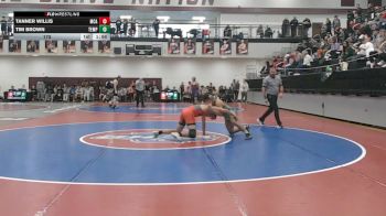 175 lbs Quarters & 1st Wb (16 Team) - Tanner Willis, McIntosh County Academy vs Tim Brown, Temple