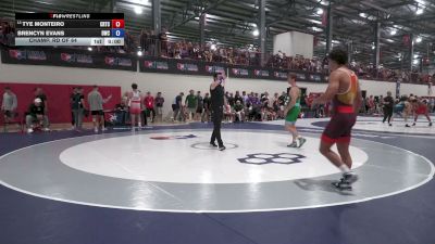 86 kg Champ. Rd Of 64 - Tye Monteiro, California Regional Training Center (CA RTC) vs Brencyn Evans, Dragon Wrestling Club