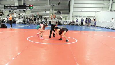 100 lbs Rr Rnd 2 - Arielle Babineau, Team Dark Horse - HSG vs Parker Robles, MetroWest United Pink - HSG