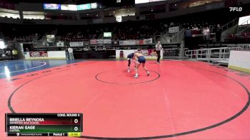 126 lbs Cons. Round 3 - Briella Reynosa, Somerton High School vs Kieran Gage, Casteel