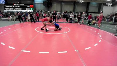 150 lbs Semifinal - Hunter Wolford, Legacy Wrestling vs Braydon Martinez, Commerce Wrestling Club