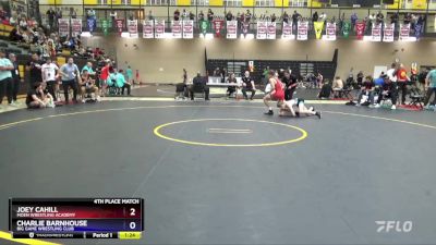 113 lbs 4th Place Match - Joey Cahill, Moen Wrestling Academy vs Charlie Barnhouse, Big Game Wrestling Club