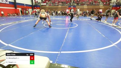 195 lbs Semifinal - Devin Mccolloch, Sand Springs HS vs Colton Treat, Bixby JH Boys