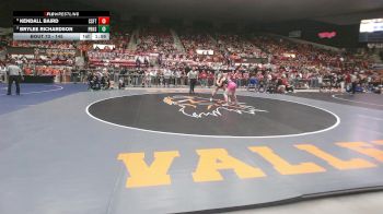 145 lbs Champ. Round 1 - Kendall Baird, Carbondale-Santa Fe Trail HS vs Brylee Richardson, Pratt HS