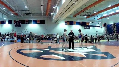 105 lbs Quarterfinal - Nathaniel Lanoue, Caliber Wrestling Academy vs Nathaniel Snyder, NOVA Wrestling Club