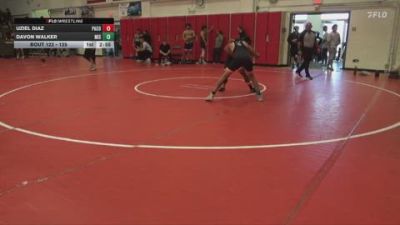 125 lbs Cons. Round 2 - Davon Walker, Mission vs Uziel Diaz, Palomar College
