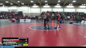 197 lbs Placement Matches (16 Team) - Jacob Henderson, Reinhardt University (GA) vs Bradley Antesberger, Doane University