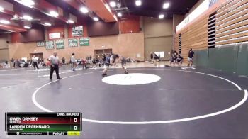 184 lbs Cons. Round 3 - Owen Ormsby, Cerritos vs Landen Degennaro, Moorpark