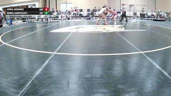 123 lbs Consi Of 16 #2 - April Godinez, Laguna Hills HS vs Emma Jampolsky, East Valley WC