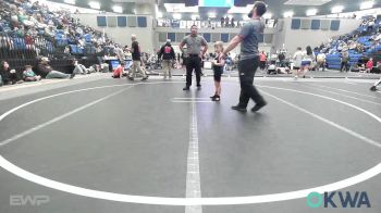 43 lbs Semifinal - Elwood Manley, Perry Wrestling Academy vs Carter Jackson, Hinton Takedown Club