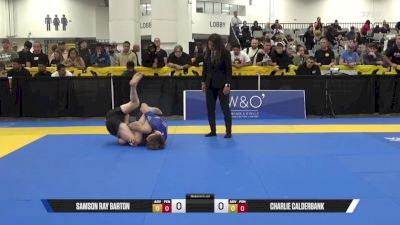 Charlie Calderbank vs Samson Ray Barton 2025 World IBJJF Jiu-Jitsu No-Gi Championship
