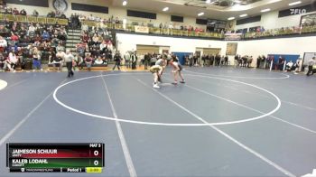 120 lbs Champ. Round 2 - Kaleb Lodahl, Cadott vs Jaimeson Schuur, Unity
