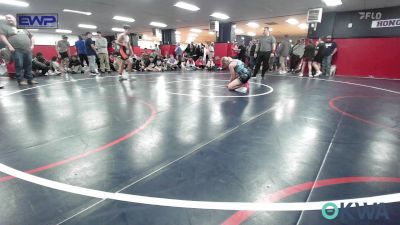 140 lbs Consi Of 8 #2 - Cooper Hansen, Cowboy Wrestling Club vs Payton Sinclair, Midwest City Bombers Youth Wrestling Club