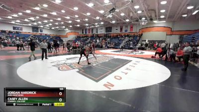 165 lbs Quarterfinal - Casey Allen, Cornell College vs Jordan Hardrick, Ohio Northern