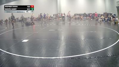 129 lbs Round 3 (4 Team) - Stephen Cross, Precision WA vs Dakota Sandy, Mat Assassins Black