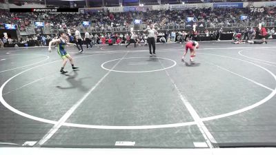 72 lbs Consi Of 8 #1 - Caden Miller, Fort Gibson Wrestling Club vs Wyatt Vannorman, East Kansas Eagles