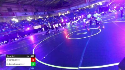 101 lbs Consi Of 4 - Jayde Sandoval, 806 Takedown Wreslting vs Miley Bernshausen, Elevate Wrestling Academy