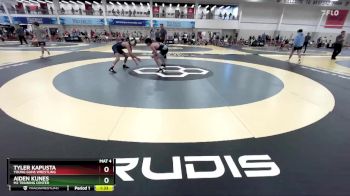 127-2 lbs Cons. Round 1 - Aiden Kunes, M2 Training Center vs Tyler Kapusta, Young Guns Wrestling