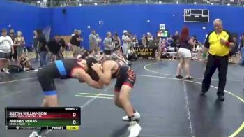 95 lbs Round 2 (6 Team) - Justin Williamson, American Gladiators vs Andres Rojas, Steel Valley