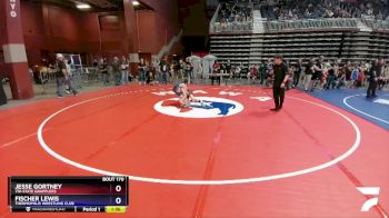 77 lbs Quarterfinal - Jesse Gortney, Tri-State Grapplers vs Fischer Lewis, Thermopolis Wrestling Club